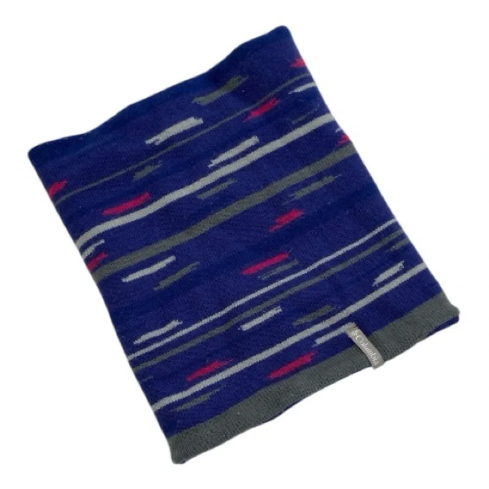 Columbia Blue and Gray Kids Neck Gaiter